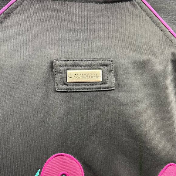 LRG Lifted Research Group Full Zip Jacket Streetwear 90's Track Mock Neck NN-06 - Picture 2 of 16